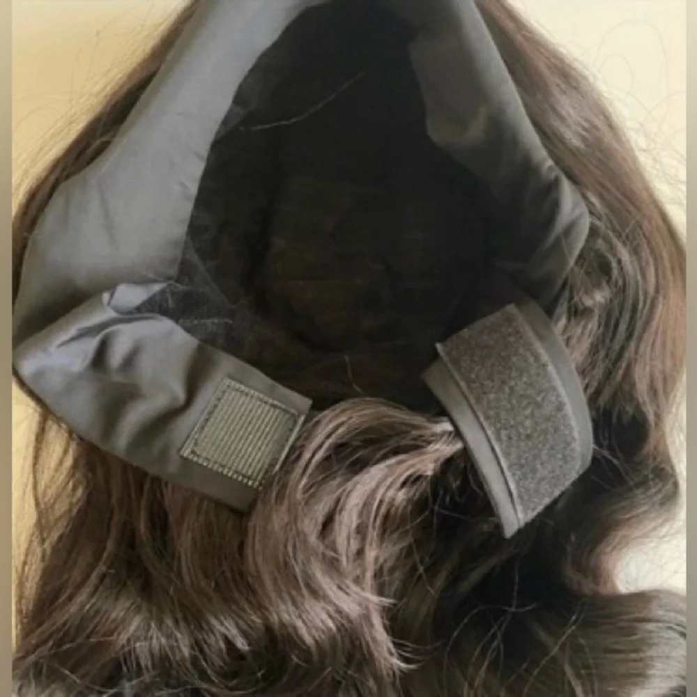 Synthetic body wave headband wig 24”
